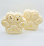 100% Soy Wax Large Paw Shape Pillar Candle