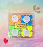 100% Soy Wax Wax Melts Collection, 16 Hearts Clamshell, 4 different scents (165g)
